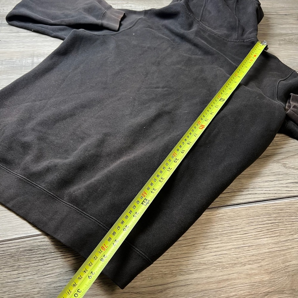 Nike Hoodie Mens Large Black Pullover Fleece Embroidered Logo Sportswear Casual - Picture 8 of 10